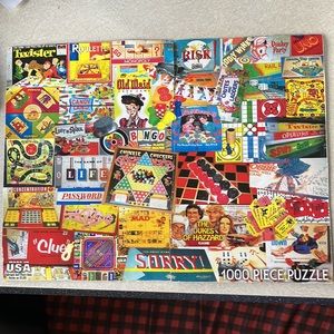 60’s Games 1000 Piece Puzzle